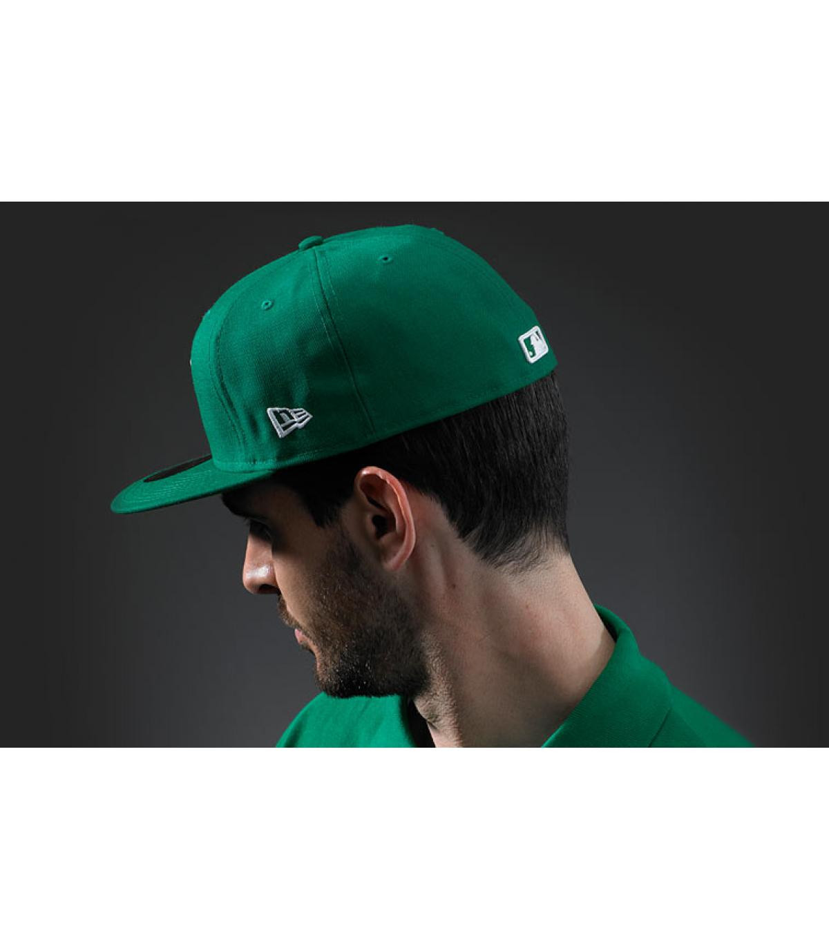 casquette new york verte